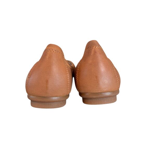 New Josef Seibel Ballet Flats Shoes Women's Size 38 (7-7.5) Tan Leather Slip On - Picture 4 of 8